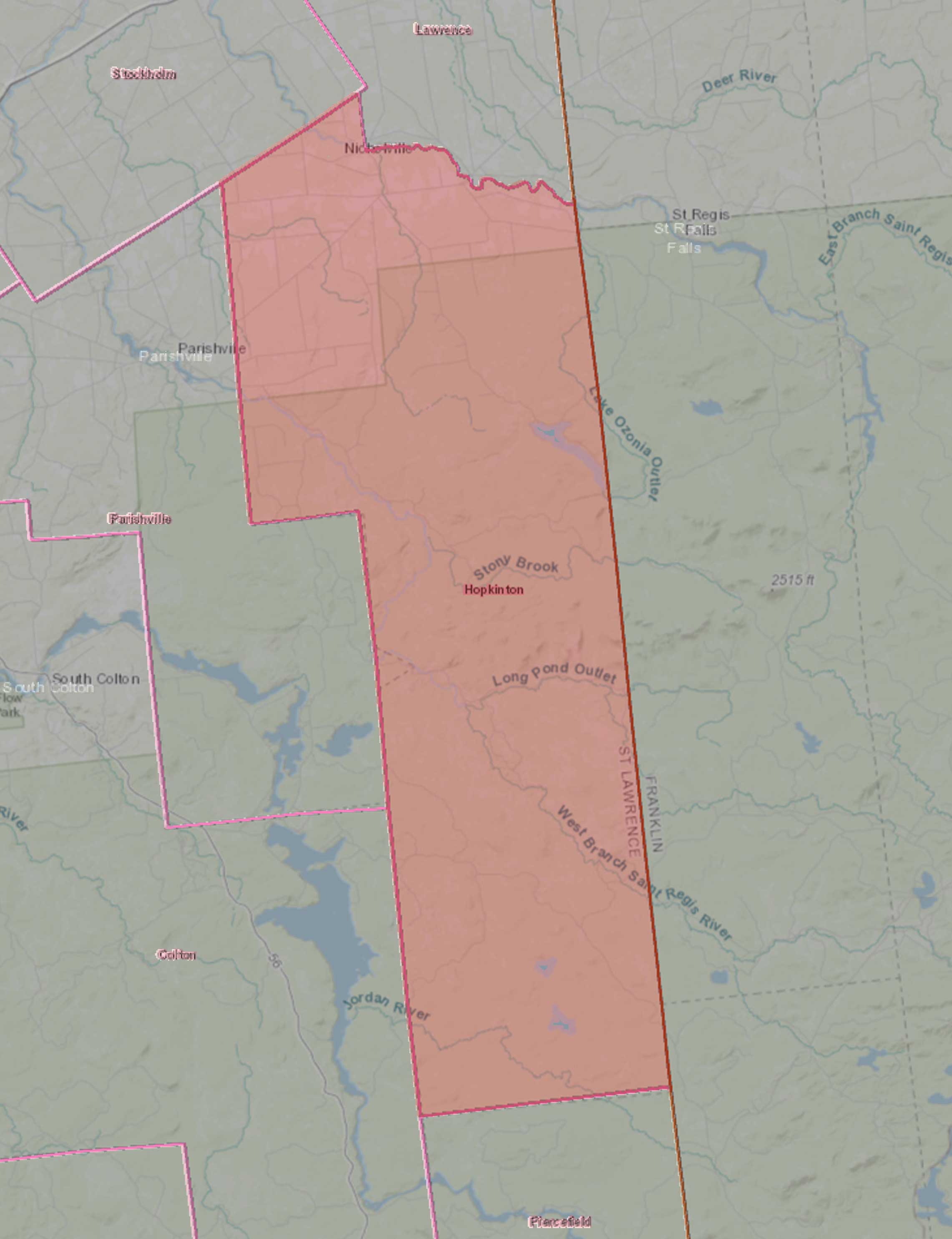 Hopkinton Fire Dept Zone